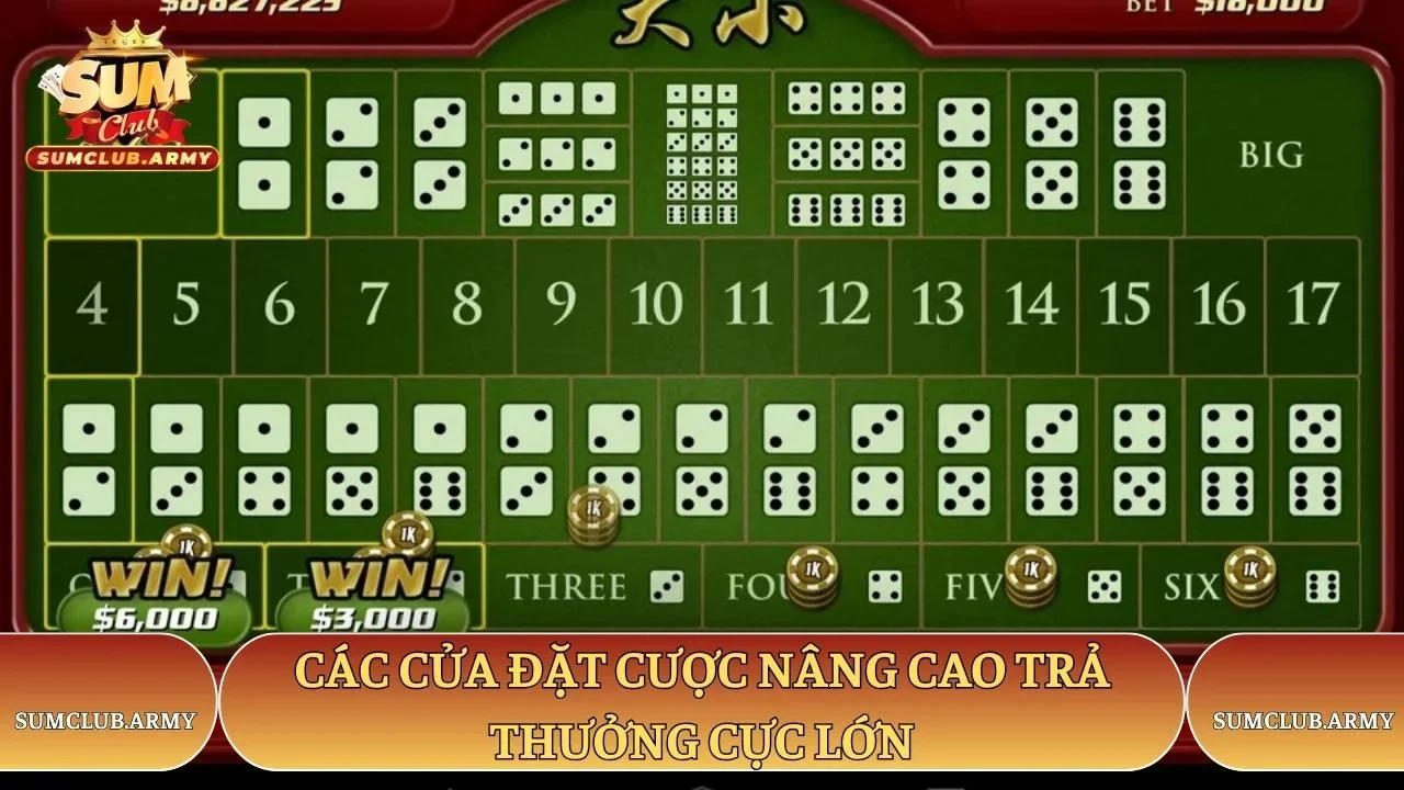 Các cửa đặt cược Sumclub nâng cao trả thưởng cực lớn Các cửa đặt cược Sumclub nâng cao trả thưởng cực lớn